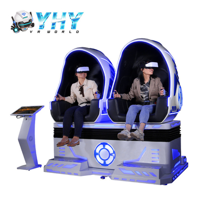 Места на открытом воздухе стула яйца 9D VR взаимодействующие двойные для парка атракционов
