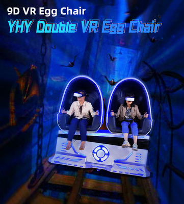 Стул имитатора движения кино 2500W яйца 9D VR игры для 2 мест
