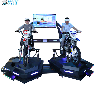 Most Popular Interactive Virtual Reality Vr Game Simulator 2 Seats Motorcycle Racing Machine