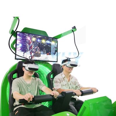 Amusement Park Rides 5D 6D 9D Vr Chairs Virtual Reality 2 Seat Cinema  9D Vr Cinema