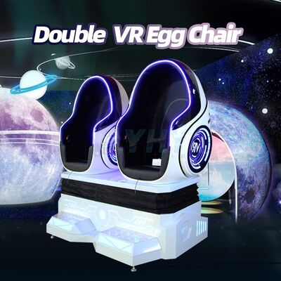 9d Egg Vr Cinema 2 места Виртуальная реальность Платформа Шоппинговый центр Симулятор 360 Vr Egg Chair