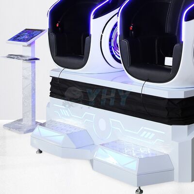 9D виртуальный симулятор стула для яиц 360° Интерактивное игровое устройство для двух человек VR игровое оборудование