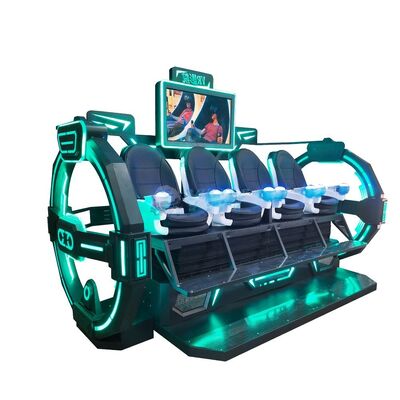 Внутренний тематический парк 4 места 9D VR киносимулятор 5D 7D 9D кино игровой автомат виртуальной реальности