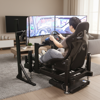 4 DOF Motion Racing Simulator Full Action Simulation Dive Bump Dynamic System for VR Gaming Race Game Equipment