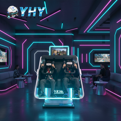 Зарабатывайте деньги Бизнес 9d VR Вращение на 360 градусов 2 места VR Симулятор Большая распродажа на мартовском фестивале покупок