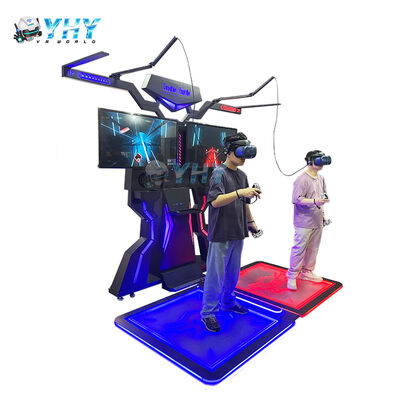 VR 360 виртуальная реальность для двух игроков боевая платформа с металлическим и стекловолокнистым строительством для внутреннего использования в торговых центрах