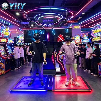 Интерактивная игровая площадка VR Стрельба с пистолетом Симулятор игровой автомат для продажи Аркадная VR Боевая машина с очками Htc Vr