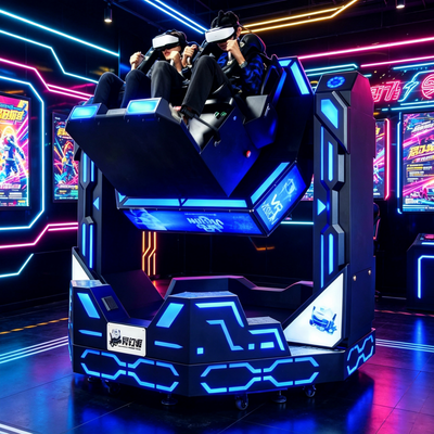 Double Player 1080 Degree Rotation VR Iron Warrior 360 720 1080 Motion Chair Virtual Reality Arcade Machine