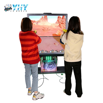 Дети 4 видеоигры игроков ультракрасных снимая с двойным экраном