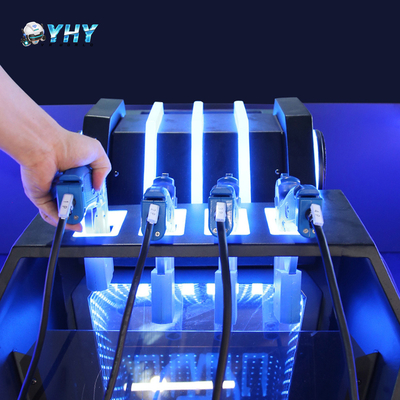VR-симулятор стрельбы для детей с оружием и двойными 65-дюймовыми экранами для многопользовательского соревнования
