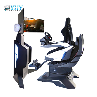 Реалистический симулятор гоночных автомобилей 3 DOF Трехэкранный симулятор движения