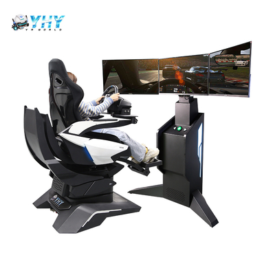 9D VR гоночный симулятор, 3-осевой, 3-экранный, игровой автомат для гоночных автомобилей