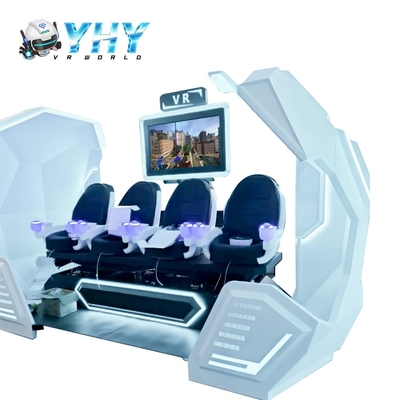 Кинотеатр виртуальной реальности YHY VR на 4 места, машина для 9D виртуальной реальности, проект «под ключ», использование в игровом парке