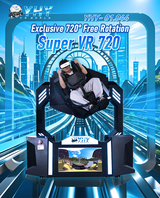 YHY VR 360 симулятор виртуальной реальности 720 градусов роллер-костер одноместный 9d кино симулятор в аркадном центре