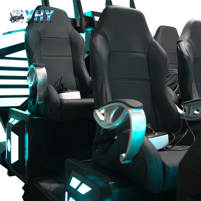 Игровой аппарат 9D виртуальной реальности 6 мест Симулятор VR Кинотехника для торгового центра Семейное развлечение