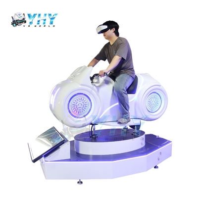 Белый симулятор мотоцикла аркадная игровая машина 9D Vr Мотоцикл