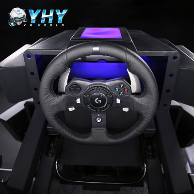 VR 360 Flying Roller Coaster Racing Car Simulator Стрельба с рулевым колесом