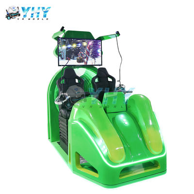 Двухместный VR-симулятор из стекловолокна для спортивных парков и аэропортов. Подходит для VR-кинотеатров.