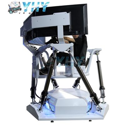 YHY 6-Axis Platform VR Race Car Three-Screen Racing Simulator Driving Adventure Electric Motion Equipment Theme Park 