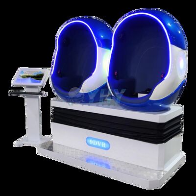 Оптовая торговля 9d VR Chair Cinema 2 Seats Virtual Reality Games VR Theme Park Rides 9d Cinema VR Egg Cinema Обычные игровые автоматы