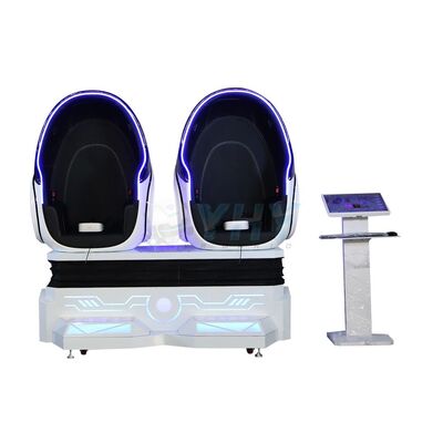 Оборудование для парка развлечений VR на фабрике Гуанчжоу 9D VR, игровая машина с креслом-яйцом на 2 места