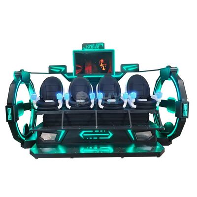 Внутренний тематический парк 4 места 9D VR киносимулятор 5D 7D 9D кино игровой автомат виртуальной реальности