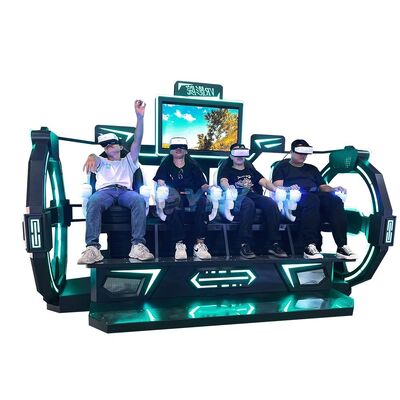 9D Vr Simulator 4 Seat Vr Cinema Roll Coaster Movie Games Simulator Game Machine