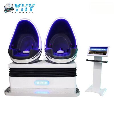 Аттракцион виртуальной реальности 9D Rides, игровая машина VR Egg Chair для двух игроков, симулятор кинотеатра, парк развлечений