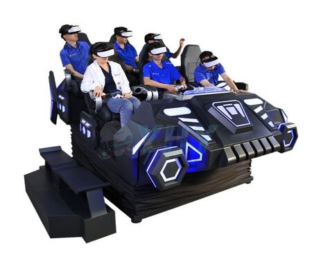 6-местный 5D/7D/9D VR кинотеатр, симулятор, металлическая аркадная VR игровая машина