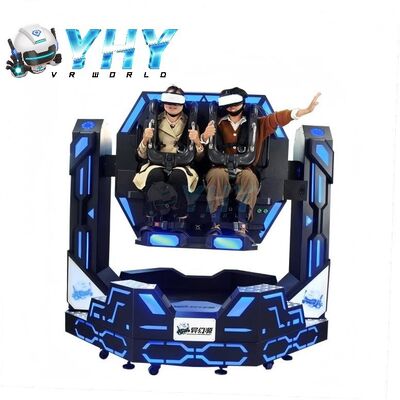 360 720 1080 Degree 9D Simulator Vr Roller Coaster Two Seats Games Machine Amusement Park Rides 