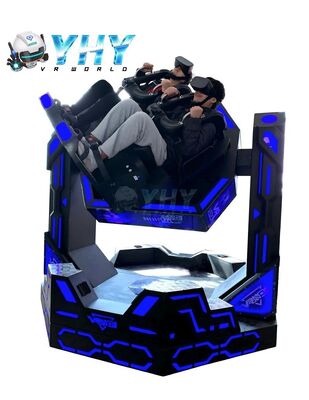 VR 1080 Simulator 2 Seats 360 720 Rotation 9D Roller Coaster Amusement Equipment Wholesale from Factory 