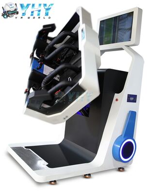 Hot Sale 360 Degree Rotation Roller Coaster 2 Player VR Simulator Machine Saftey Belt with Electric Locker for Indoor Outdoor Park