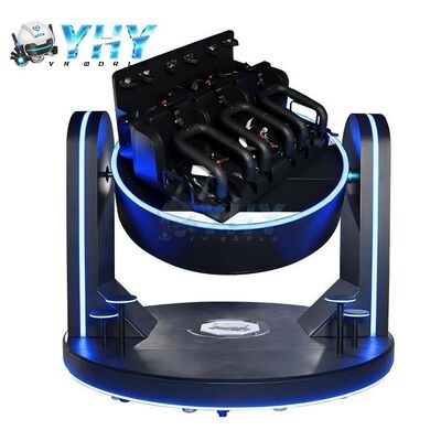 VR 360 Roller Coaster 3 Seats Simulator 360 Degree Virtual Reality Simulation Game with Patented Design