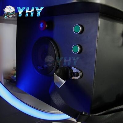 360 Ролик-костер VR симулятор 3 места Оборудование 9D VR игровой автомат с 21 дюймовым Все в одном экране Симуляция прогулок парк развлечений