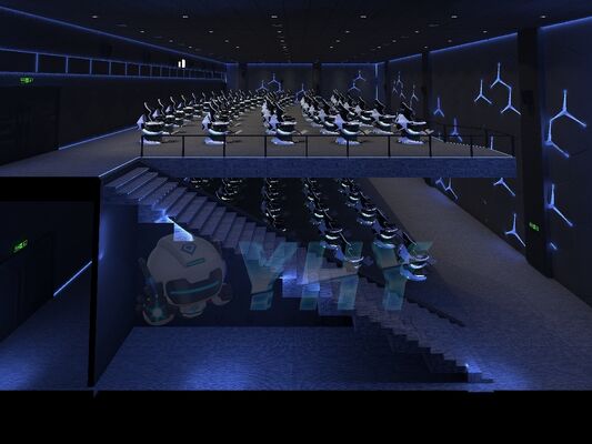 9D VR Симулятор динамического кино New Dynamic 360 Rotation Experience Многопользовательская проекционная игра Vr Атракции Кино