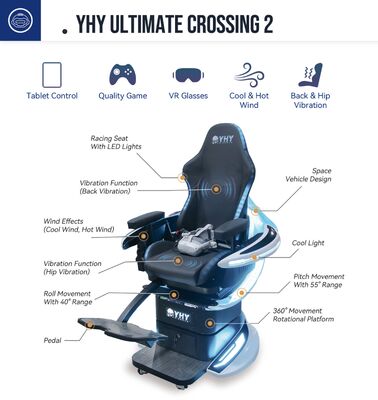 Интерактивный VR аттракцион Виртуальная реальность Симулятор вращения VR 9D Динамический кинотеатр Иммерсивные развлечения Кинотеатр