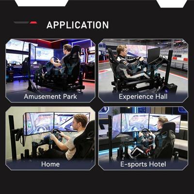 4-Axis Motion Racing Simulator Cockpit Hydraulic Seat Car VR Game Machine Arcade Sim Racing Driving 3 Dof Dynamic Platform