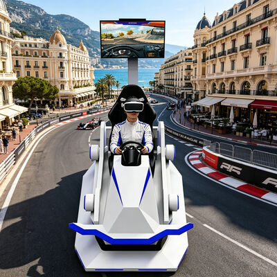 9D гоночный автомобиль виртуальной реальности, крытый и открытый развлекательное оборудование, настройка из стекловолокна, VR, игровой автомат для вождения, автомобиль