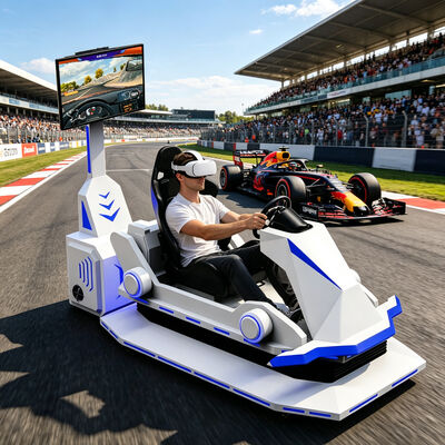 Игровой автомат Realidad Virtual Driving VR Car Racing Simulator в тематическом парке VR