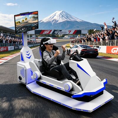 VR гоночный симулятор 3DOF Платформа гоночный автомобиль Симулятор скоростного вождения гоночная игра аркадная машина VR игровая машина