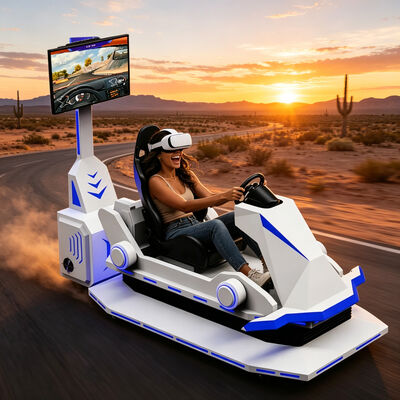 Ускоряющийся F1 Автомобильный гоночный игровой автомат 3 DOF 9D VR гоночный симулятор аркадный симулятор вождения Внутреннее оборудование виртуальной реальности из металла