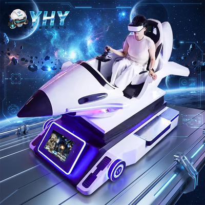 Большой 3D динамический симулятор полета 9d VR Fighter Крытый домашний пластиковый ПК Космическая капсула Самолет Игровое оборудование Торговые центры