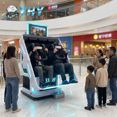 Внутренний 9D VR аркадное кино симулятор 360 VR игровой автомат для двух игроков Металлическое домашнее использование VR MR оборудование