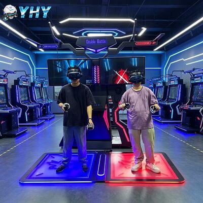 2 игрока VR Walker Аркадная беговая дорожка Машина VR Симулятор ходьбы Виртуальная реальность Пешеходная платформа Внешнее/внутреннее домашнее использование