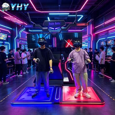 Внутренний многопользовательский 9D VR Кино интерактивные игры симулятор платформы Металлическое строительство Домашнее использование Детский сад-дружественный 60+