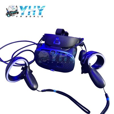 Коммерческая интерактивная боевая станция VR Синее освещение Иммерсивное соревнование с полосой препятствий VR Аркадный автомат VR Experience