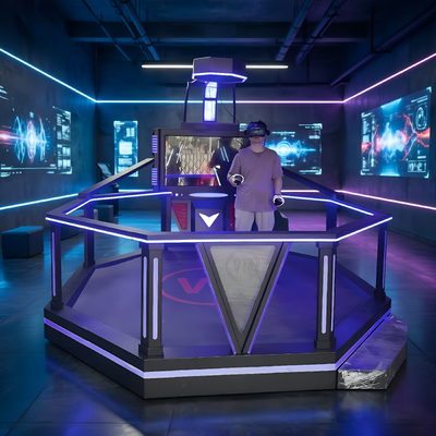 Тематический парк Indoor Earn Money Виртуальная реальность Battle Games Machine VR Walking Platform