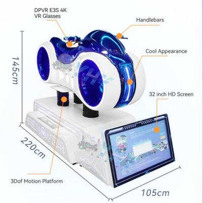 9D Мотоцикл Moto Vr Игры Виртуальная Реальность Moto Vr Мотоцикл Гонки Машина Симулятор Гонки Motion Vr Мотоцикл
