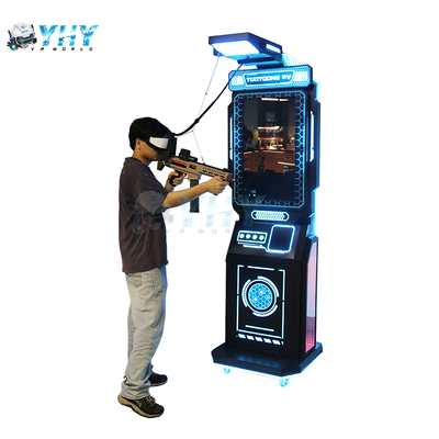 Коммерческий 9D VR симулятор стрельбы из пистолета, стоячий игровой автомат виртуальной реальности с контроллером движения для парка