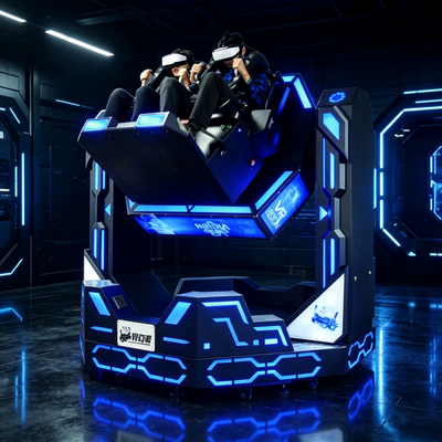 VR-симулятор американских горок с платформой движения на 2 места и эффектом ветра